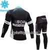 Cykeltrøje Langærmet + Cykelbukser 2017 Bora-Hansgrohe Børn N001 Vinter Thermal Fleece
